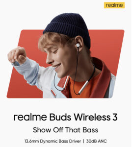 Realme Buds Wireless 3 launched in India with Active Noise Cancellation